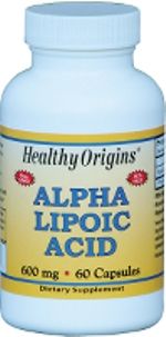 Alpha Lipoic Acid 600mg (60 capsules) Healthy Origins